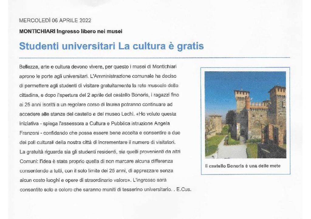  20220406_BsOggi musei franzoni studenti castellobonoris